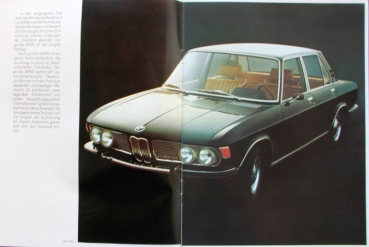 BMW 2500 - 2800 Modelprogram 1969 Carbrochure (3508)